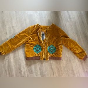 Crazy train, embellished jacket